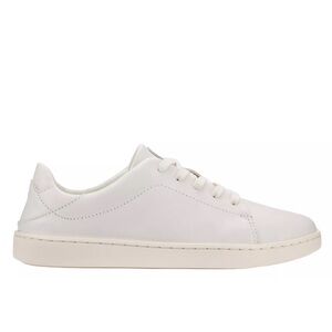 OluKai Women's White Leather Low-Top Sneakers